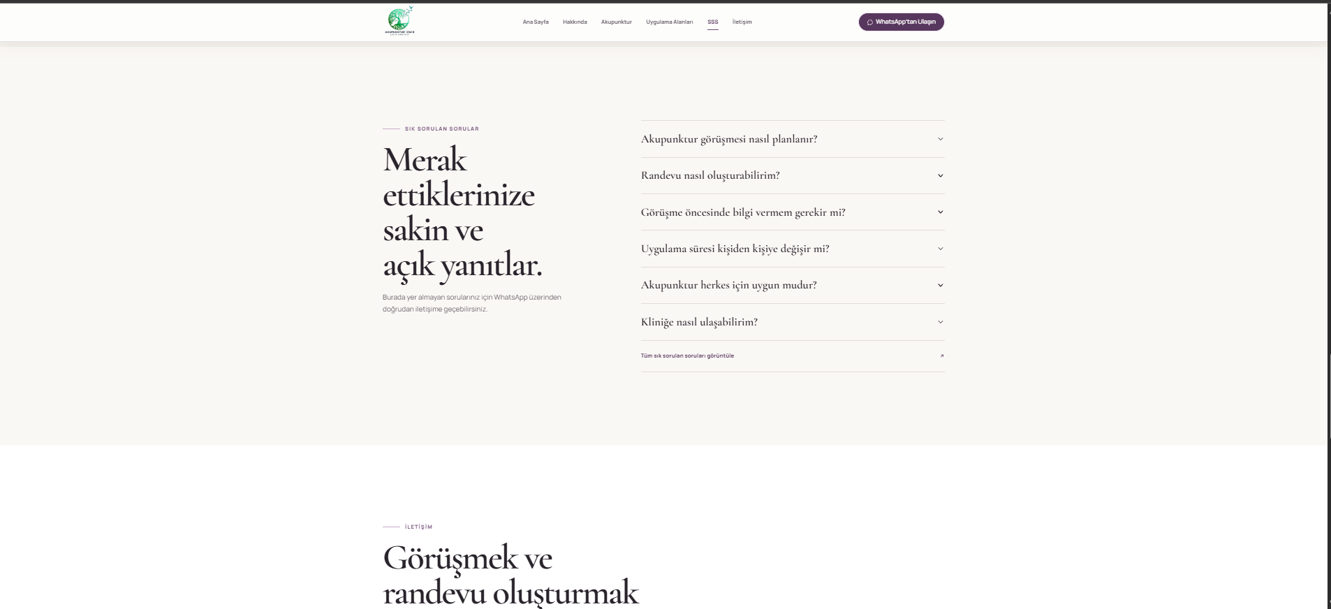 Akupunktur İzmir — Ana sayfa sık sorulan sorular