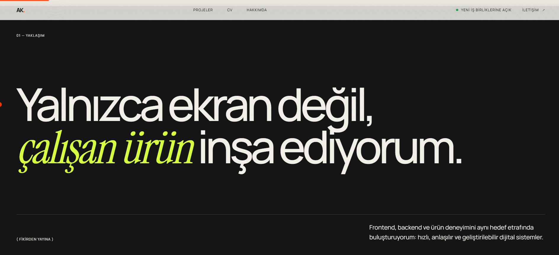Alpemir Karasıl — Yaklaşım ve ürün vizyonu